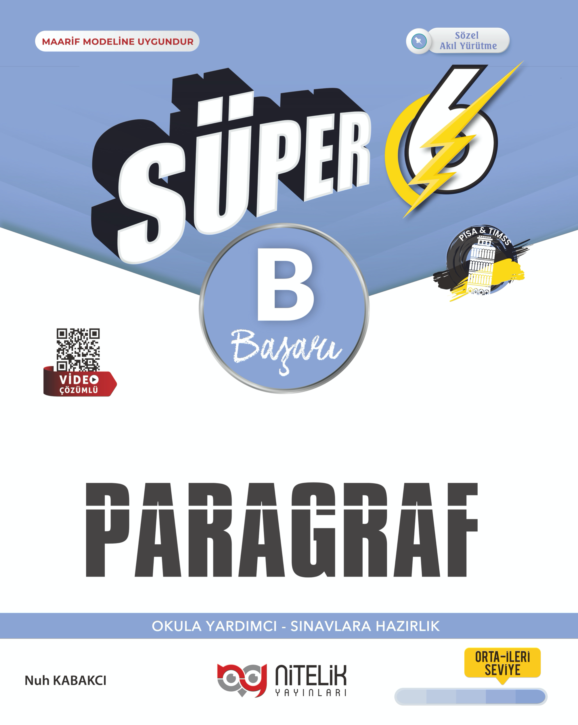 SÜPER 6 PARAGRAF BECERİ TEMELLİ SORU KİTABI (B)